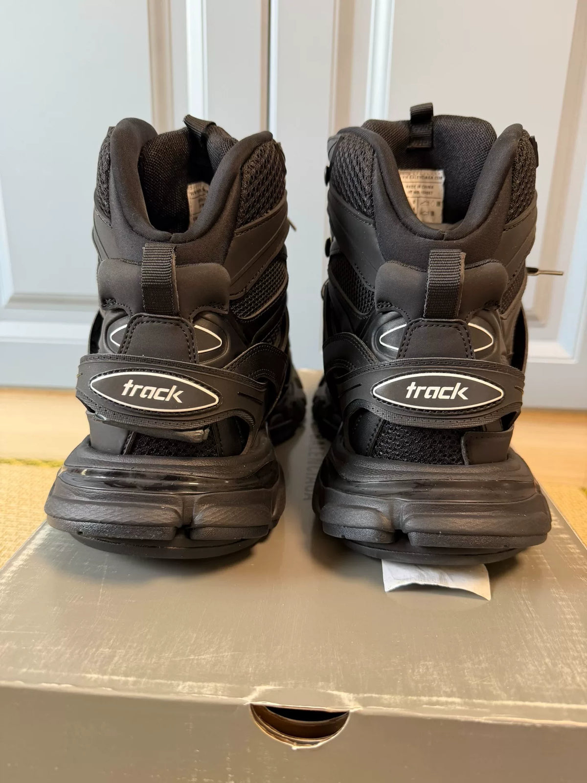 Balenciaga Track Black High-Top Sneakers