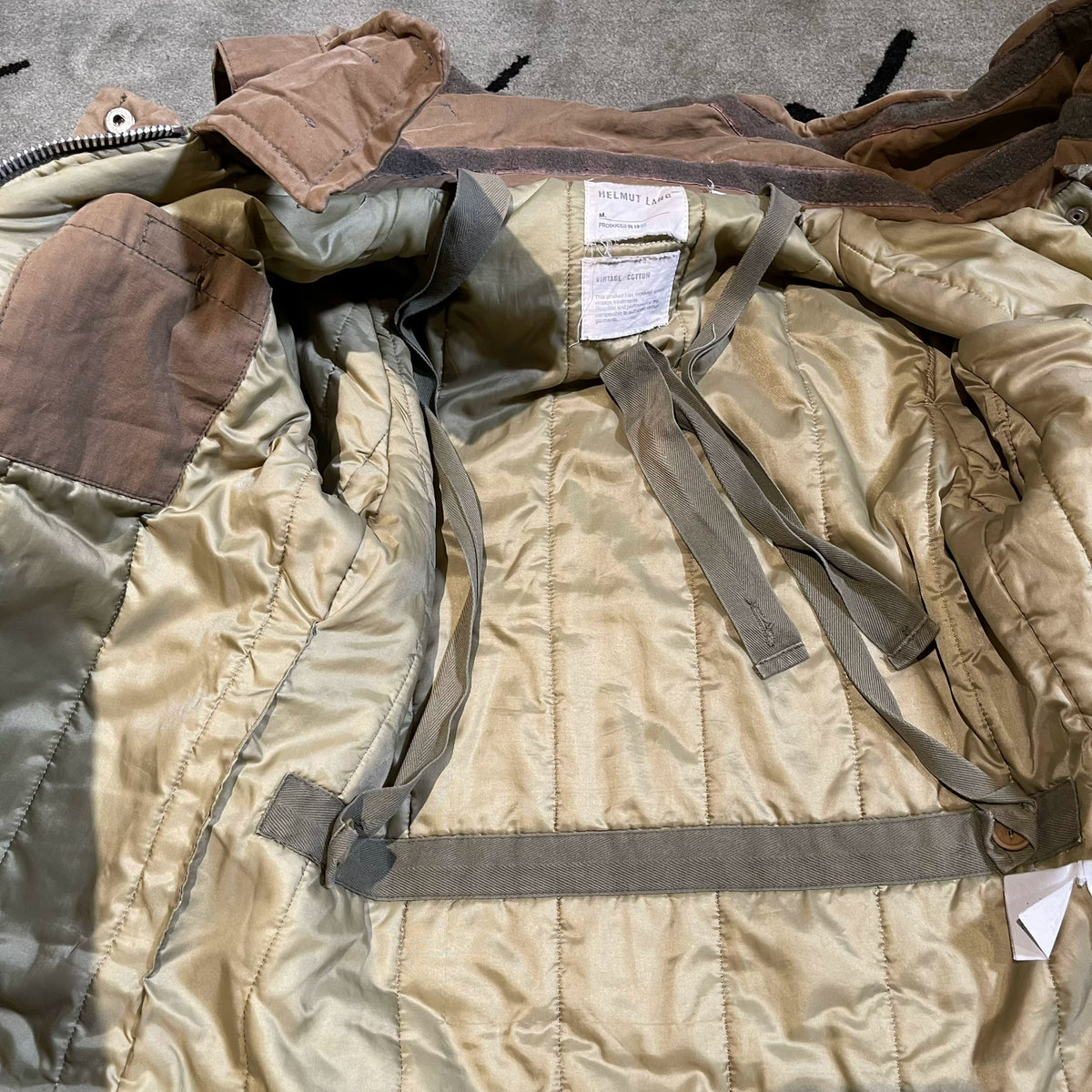 Helmut Lang AW99 Astro biker moleskin jacket