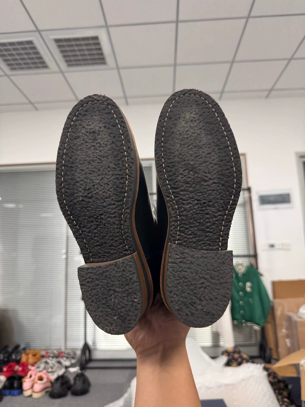 Louis Vuitton Black Monogram Buckle Boots