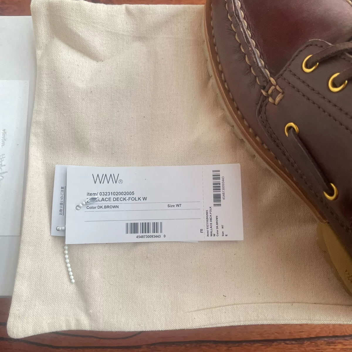 Visvim 23ss WMV WALLACE DECK-FOLK Deck Shoes