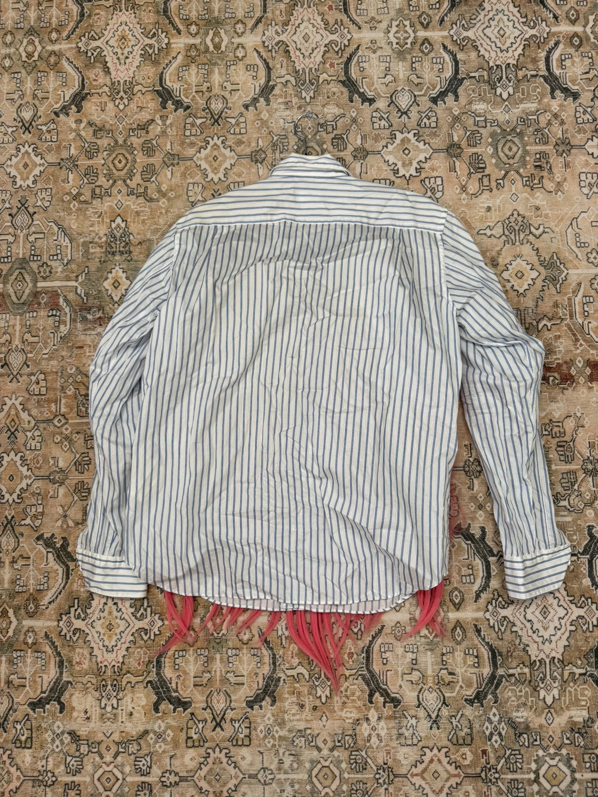 Comme des Garçons Homme Plus 20AW CDG Pink Hair Wig Shirt