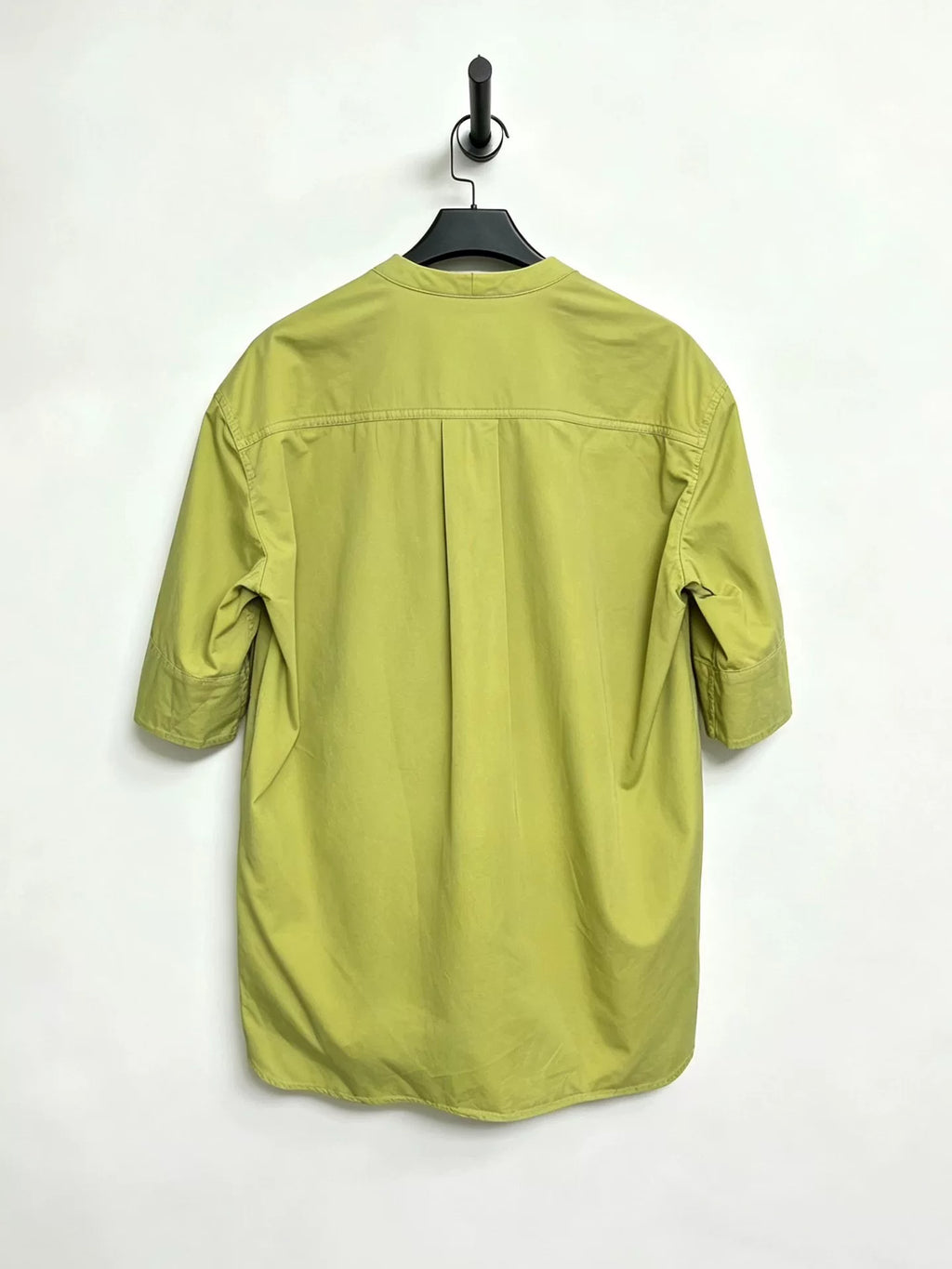 LEMAIRE Collarless Utility Short-Sleeve Shirt