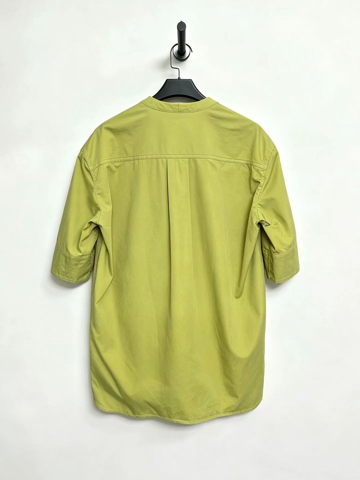 LEMAIRE Collarless Utility Short-Sleeve Shirt