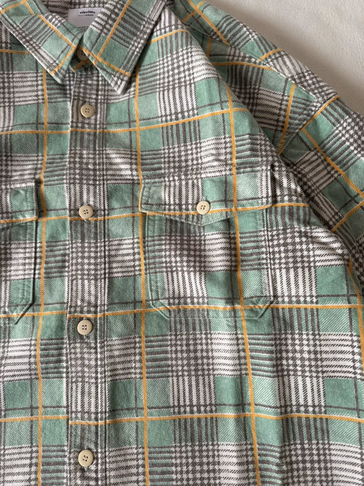VISVIM 24aw PIONEER CHECK L/S Plaid Shirt