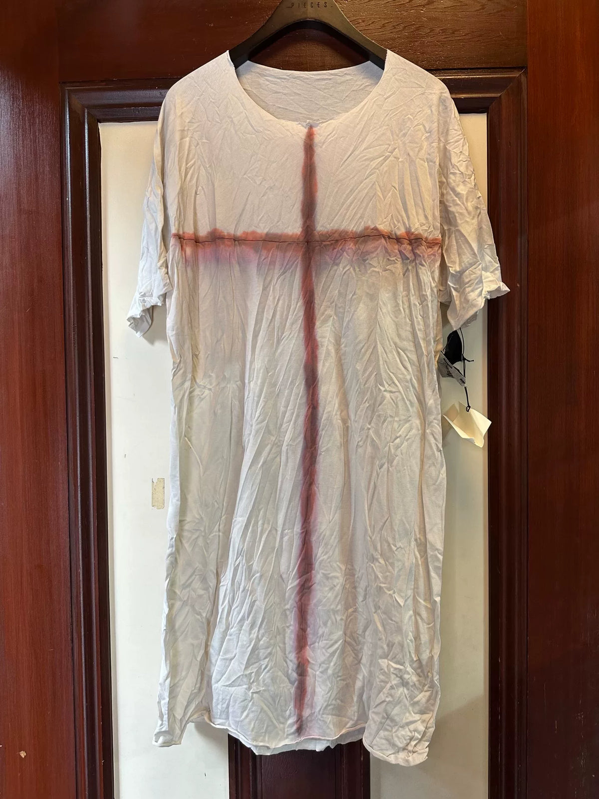 M.A+ SS19 Grey Hand Printed One Piece Cotton Top