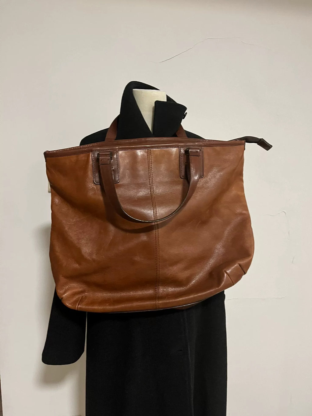 Yohji Yamamoto Brown Tote Bag
