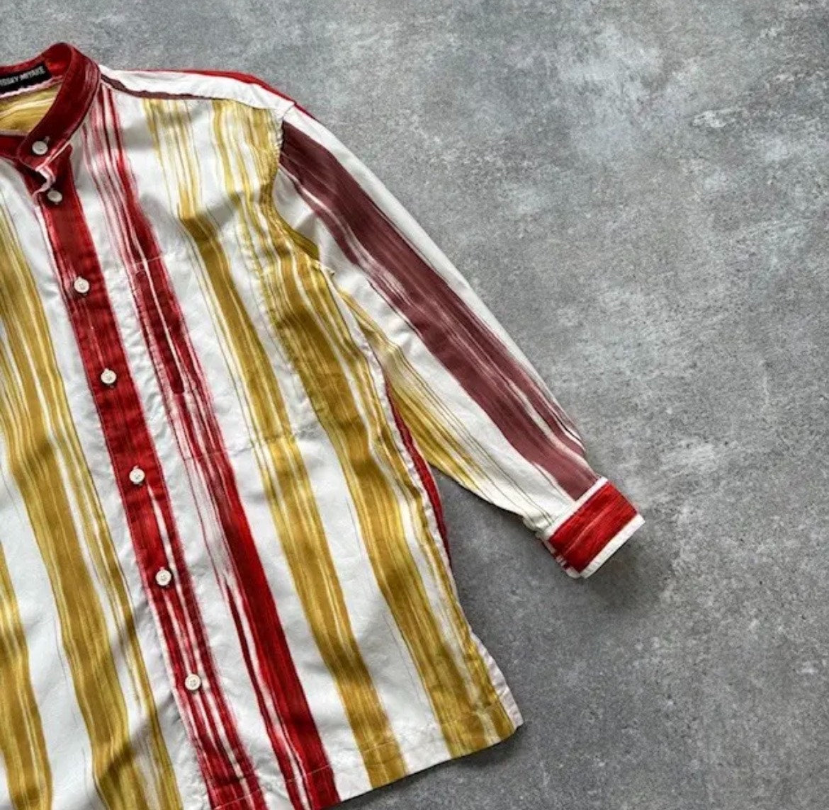 Issey Miyake SS92 Colorful Stripe Long Sleeve Shirt