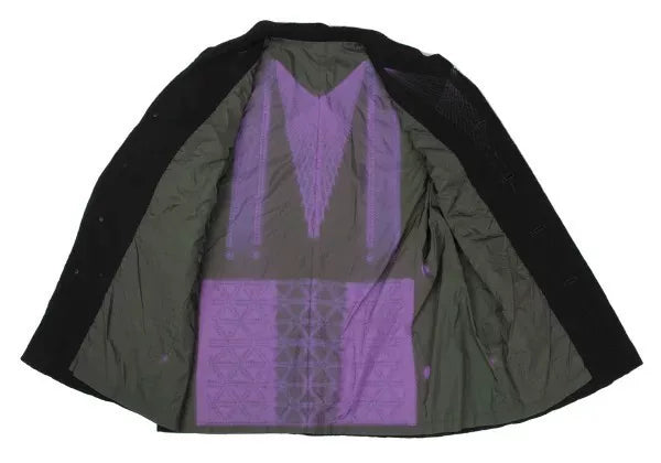 Issey Miyake Vintage Purple Pattern Suit Jacket