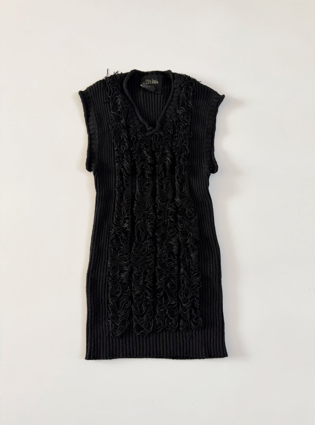 Jean Paul Gaultier Vintage Sleeveless Knit Vest Wool Top