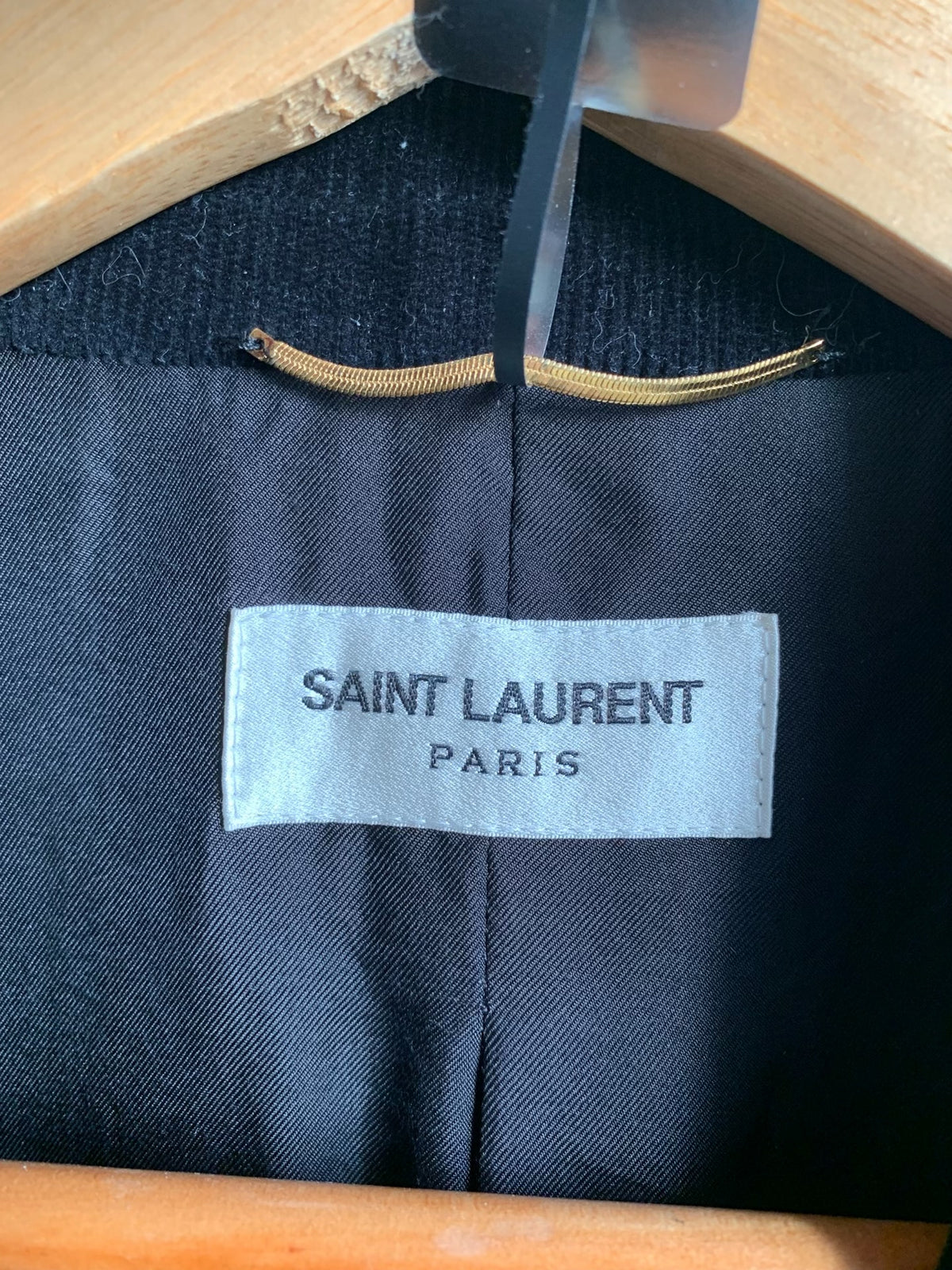 Saint Laurent Black Corduroy Jacket