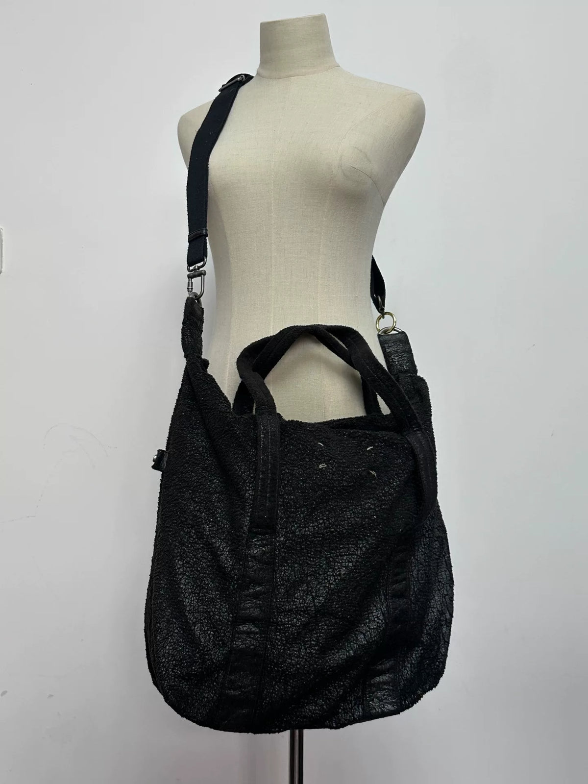Maison Martin Margiela Teddy Leather Shoulder Bag