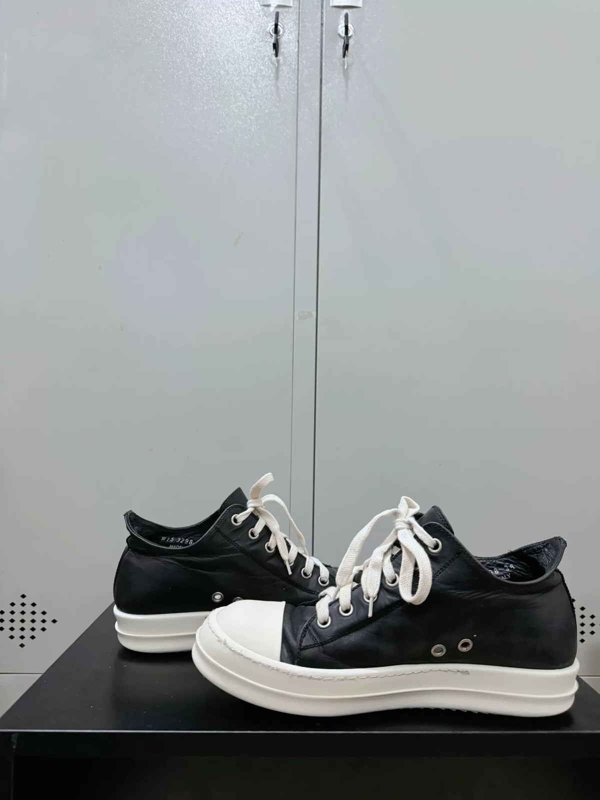 Rick Owens Leather Sneakers