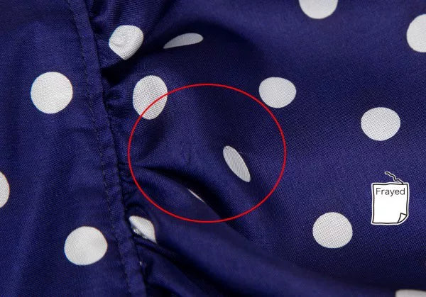 COMME des GARCONS Blue Purple Polka Dot Shirt