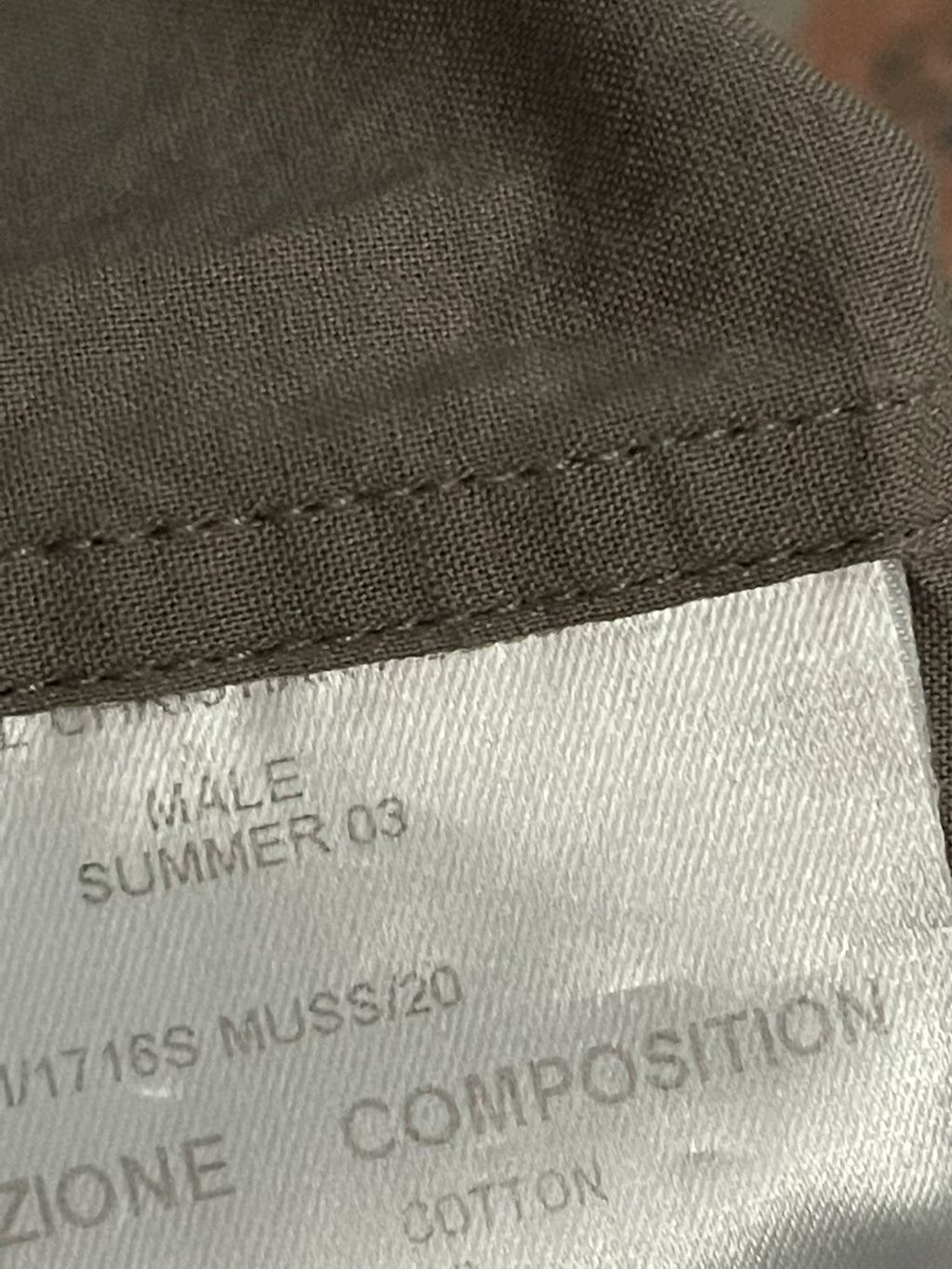 Carol Christian Poell SS03 Short Sleeve Shirt