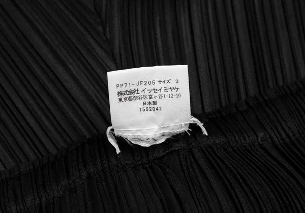 Issey Miyake Vintage Black Pleated Pants