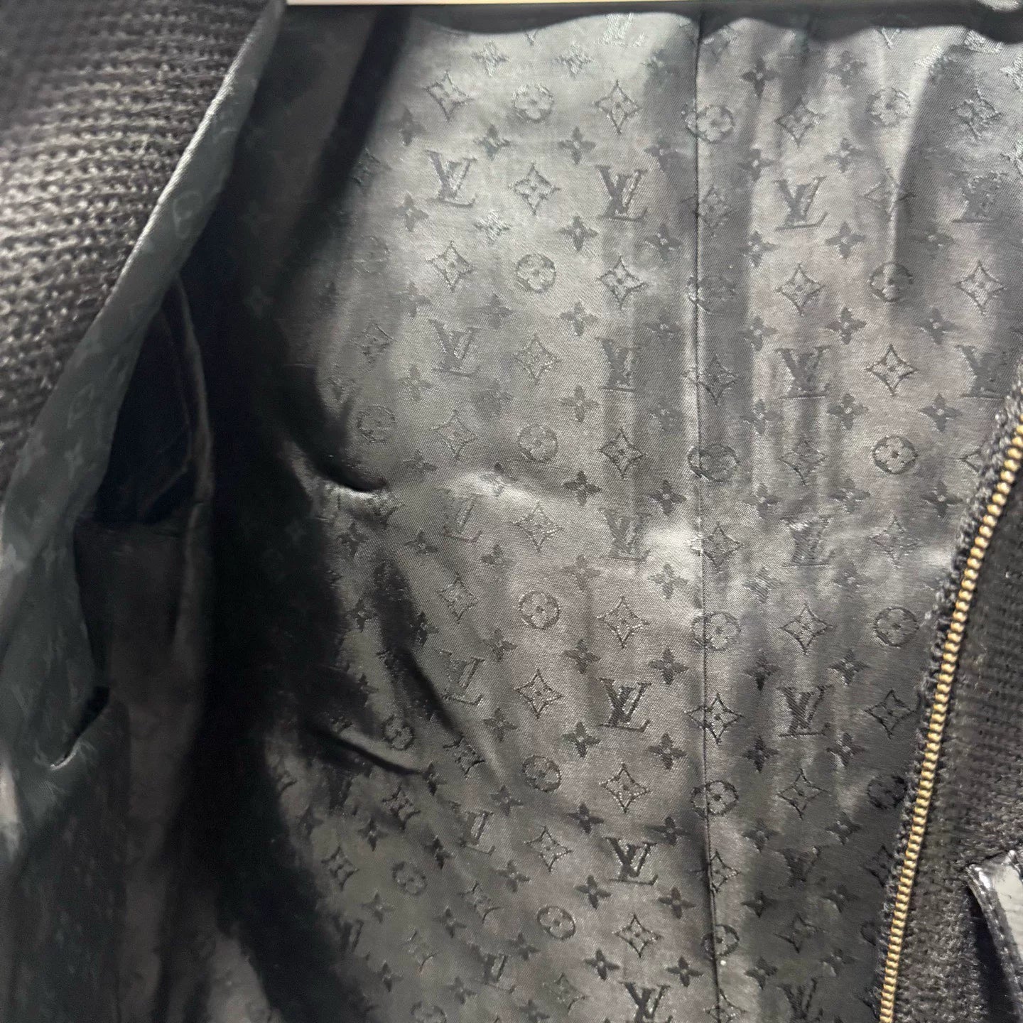 Louis Vuitton Leather Lined Jacket