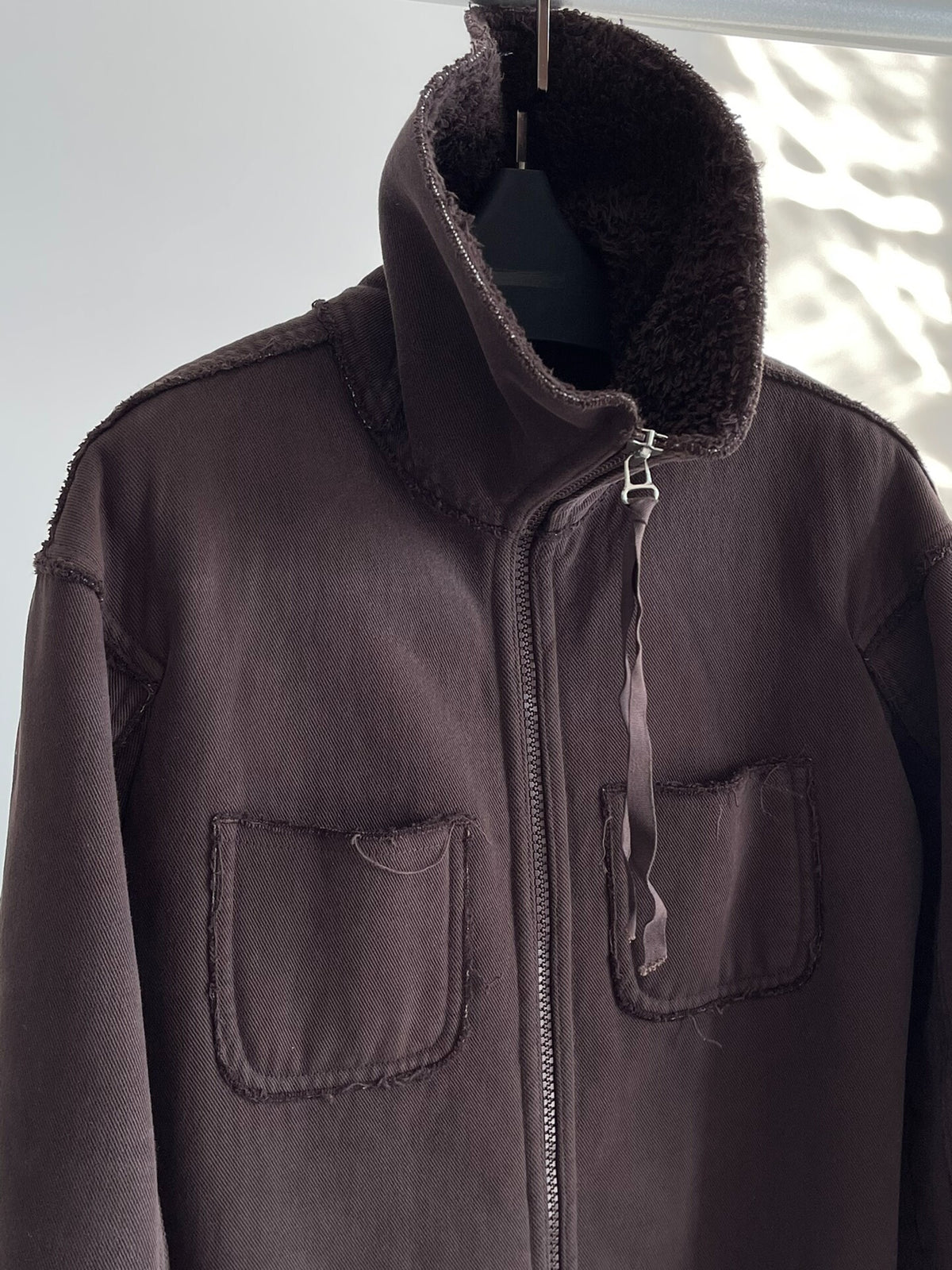 Maison Margiela High Collar Cotton/Polyester Coat