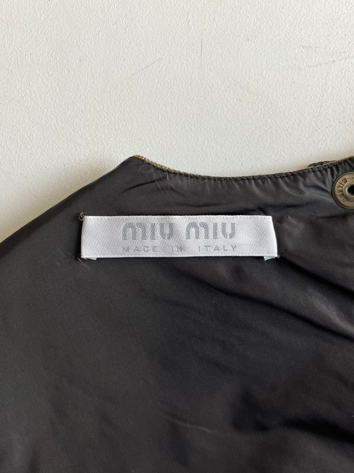 Miu Miu AW99 Wool Patch Vest