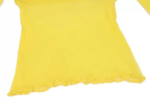 Jean Paul Gaultier Vintage Yellow Mesh Knit Sweater