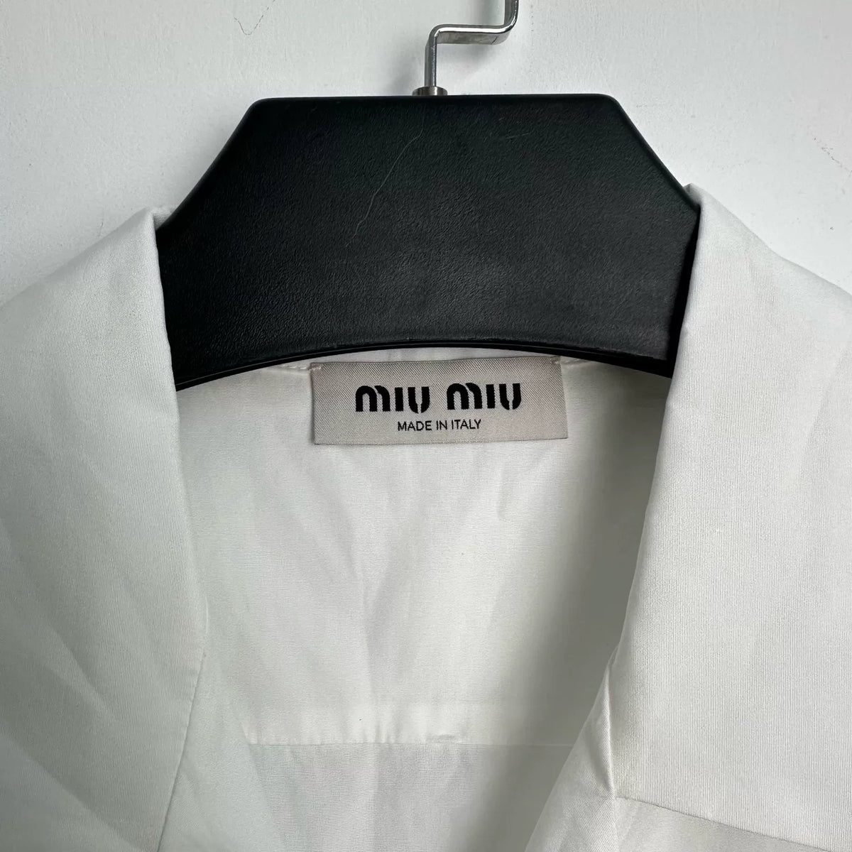 Miu Miu Poplin Long Sleeve Shirt