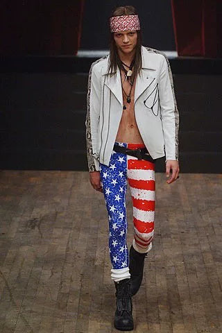 Number (n)ine American Flag Leggings