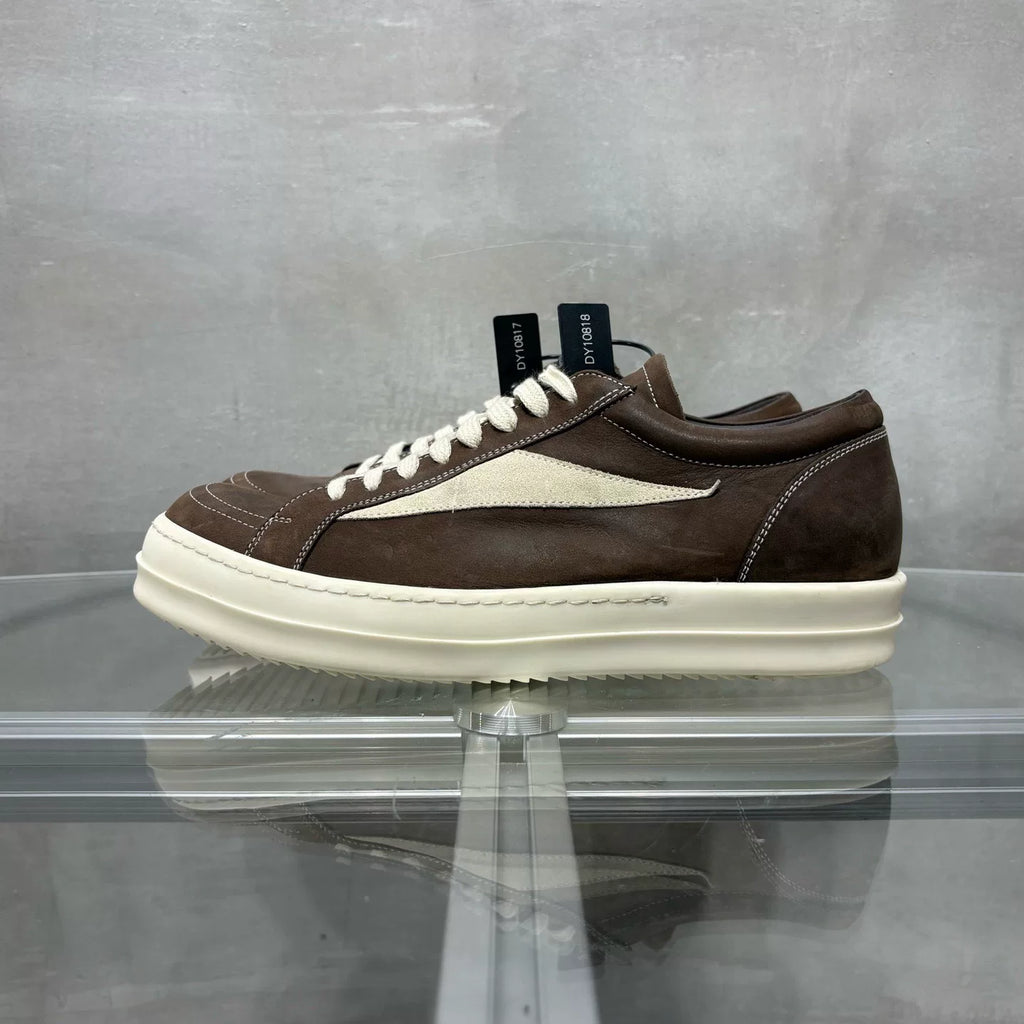Rick Owens Brown Vans Sneakers