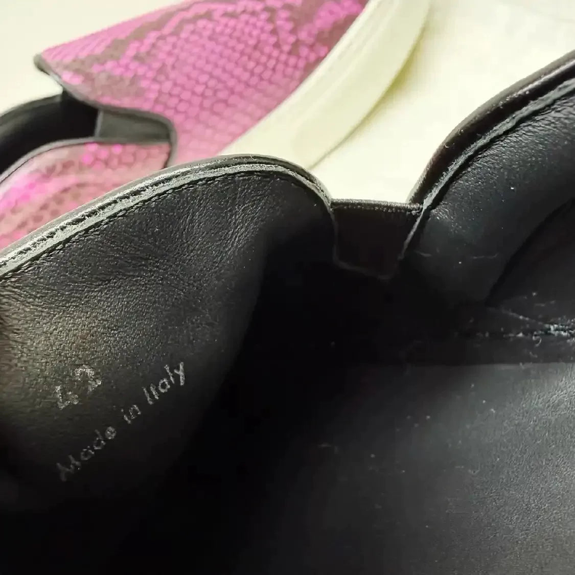 Celine Spring Autumn Pink Men's Slip-On Sneakers