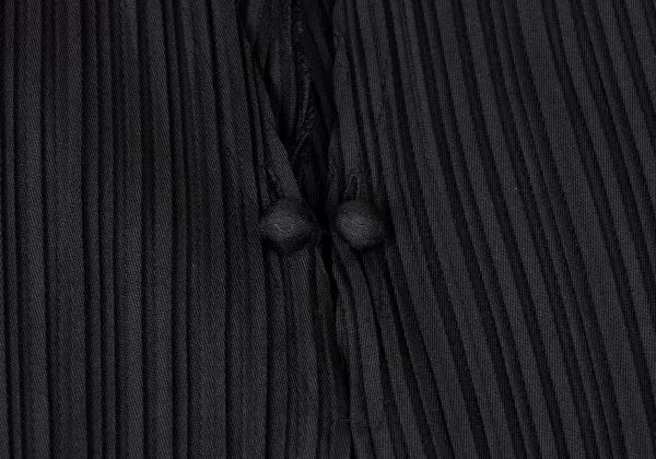 Issey Miyake Vintage Black Pleated Top