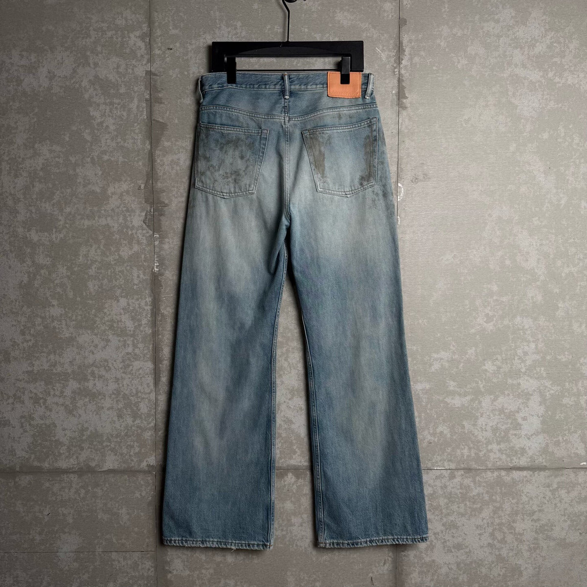 Acne Studios Mud Dyed Distressed 2021m Penicilin Jeans