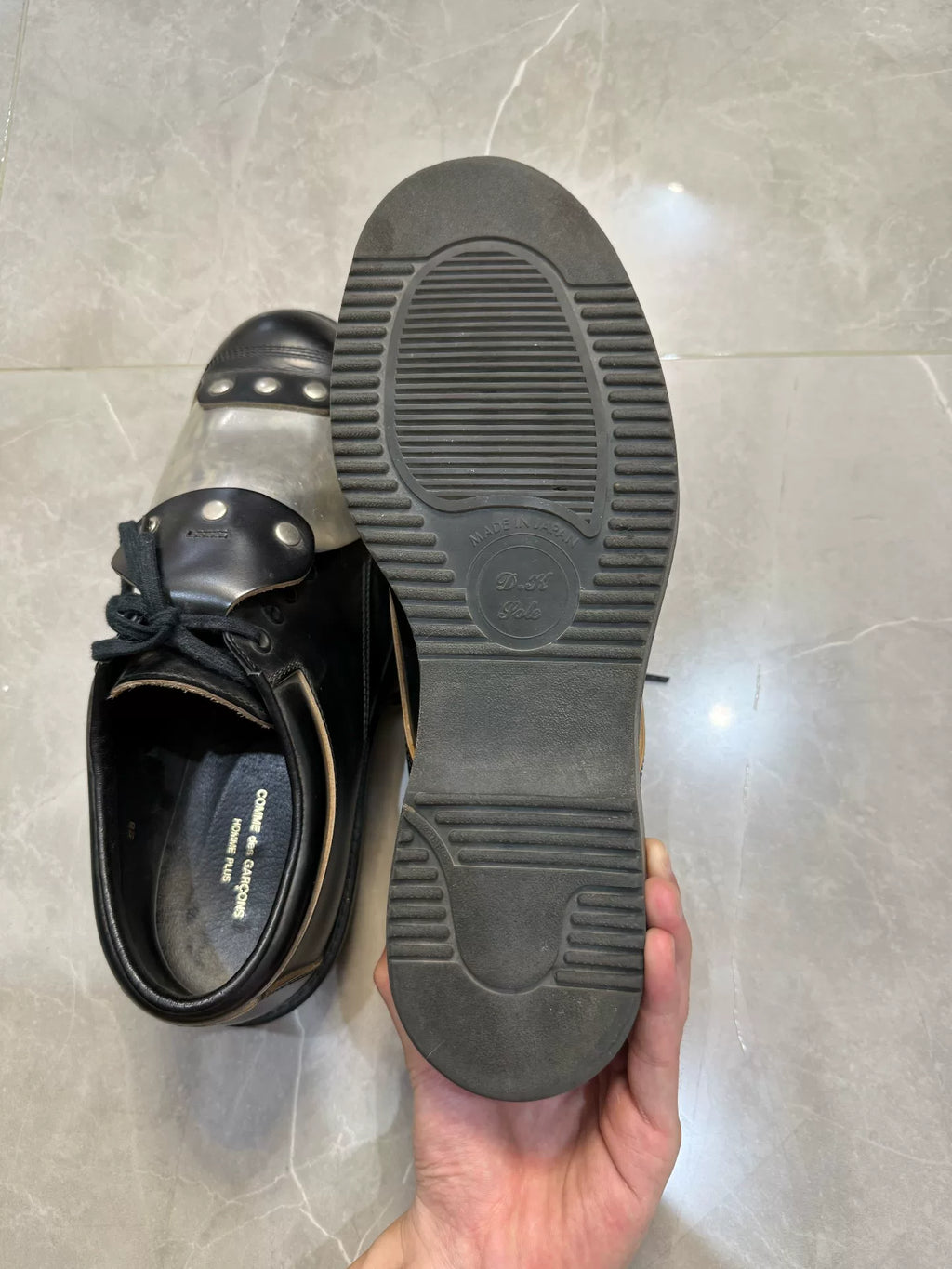 Comme Des Garçons SS20 Homme Plus Iron-Stud Derby Shoes