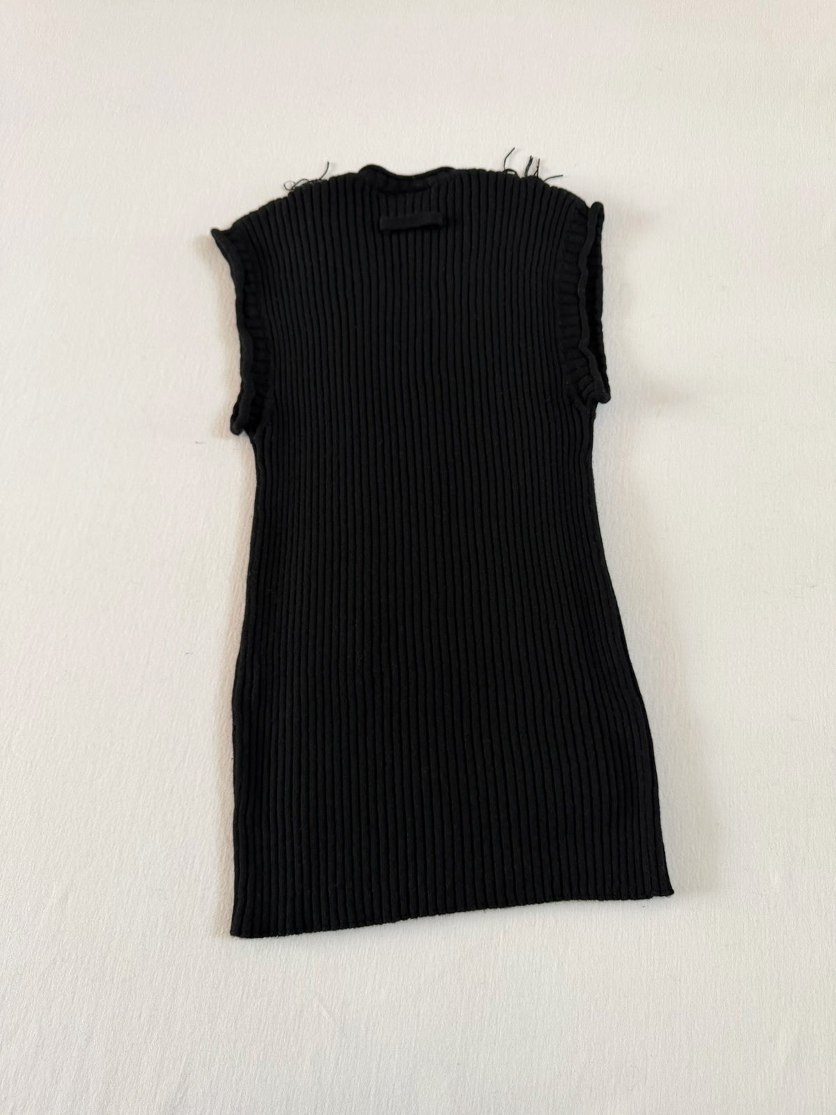 Jean Paul Gaultier Vintage Sleeveless Knit Vest Wool Top