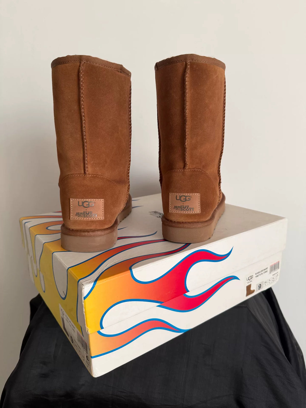 UGG JEREMY SCOTT CLASSIC SHORT CHESTNUT BOOTS