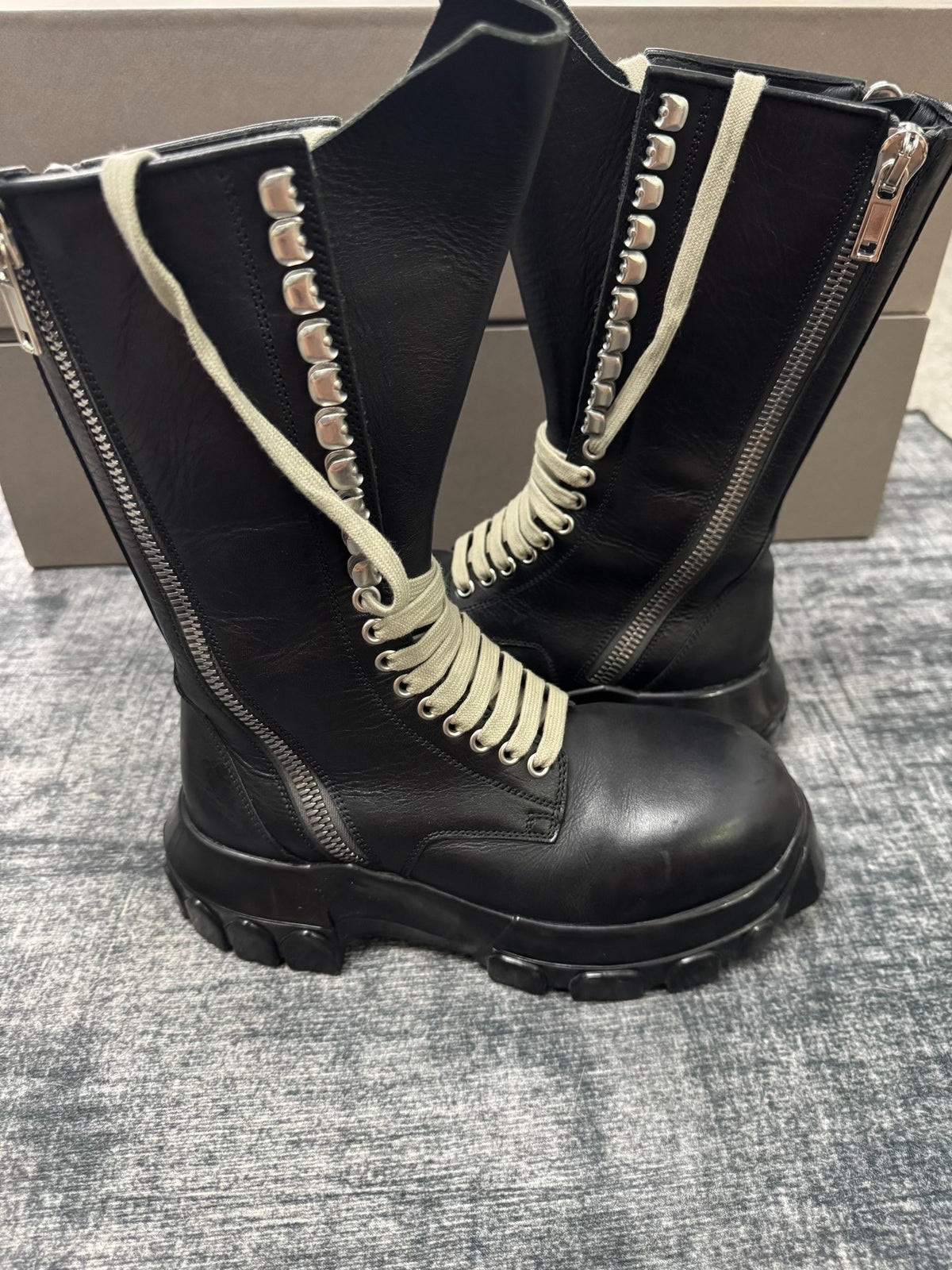 Rick Owens Lace-Up Boots
