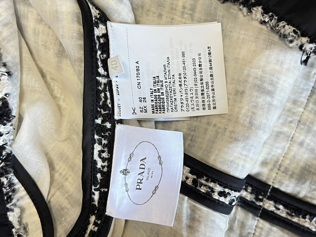 Prada Triangle Logo Dress