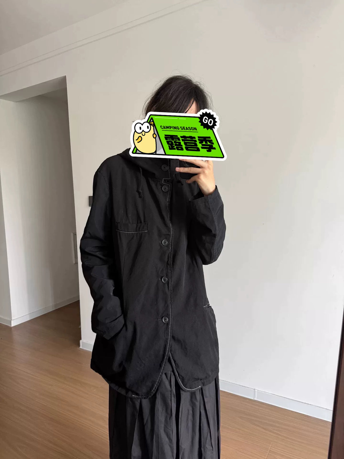 Yohji Yamamoto AW19 Hooded Wool Jacket