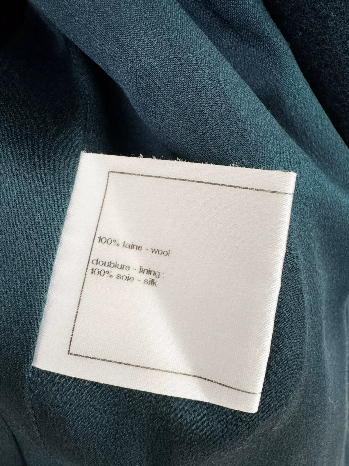 Chanel Earth Wool Coat