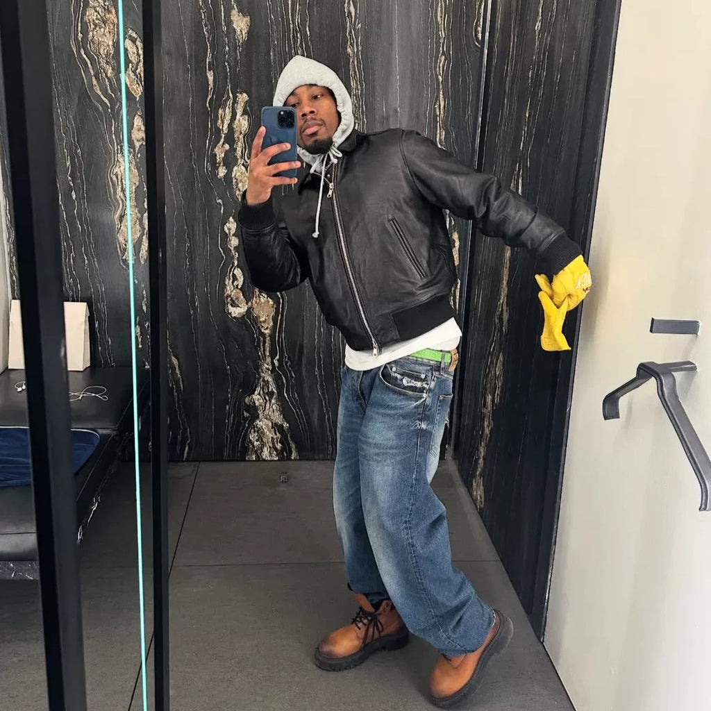 Dior Navy Blue Ma1 Reversible Lambskin Jacket