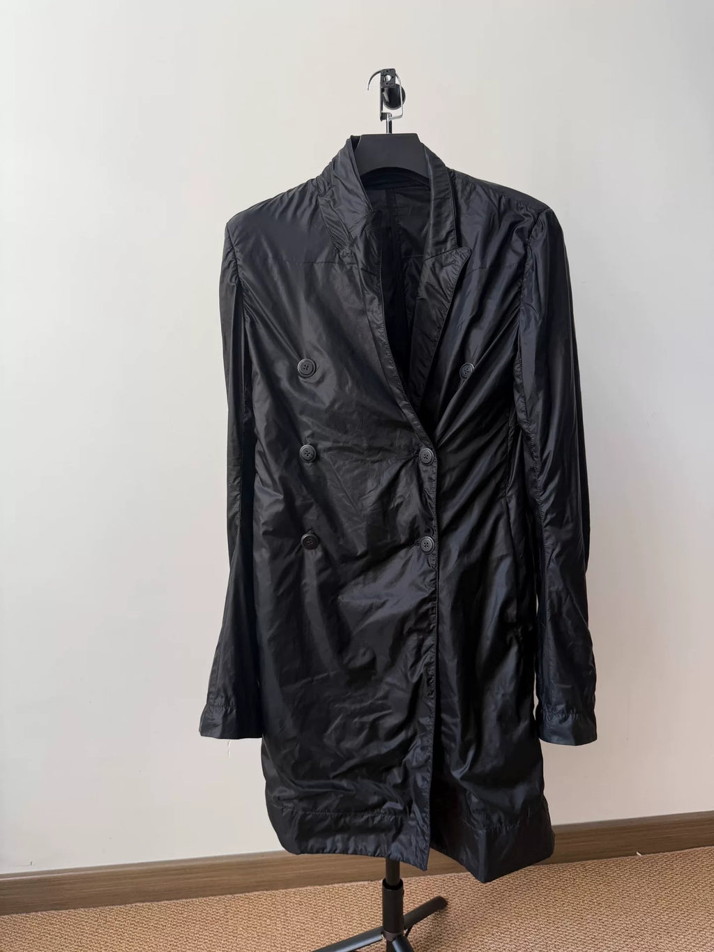 Rick Owens SS15 Faun Double-Breasted Runway Coat