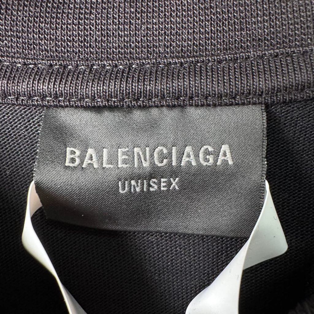 Balenciaga Heart Wifi Short Sleeve Top