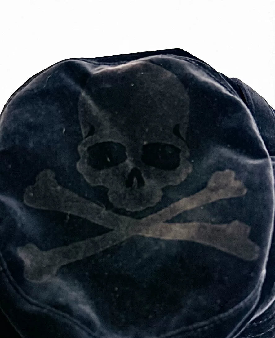 Mastermind Japan Mainline Velvet Skull Silver Bucket Hat