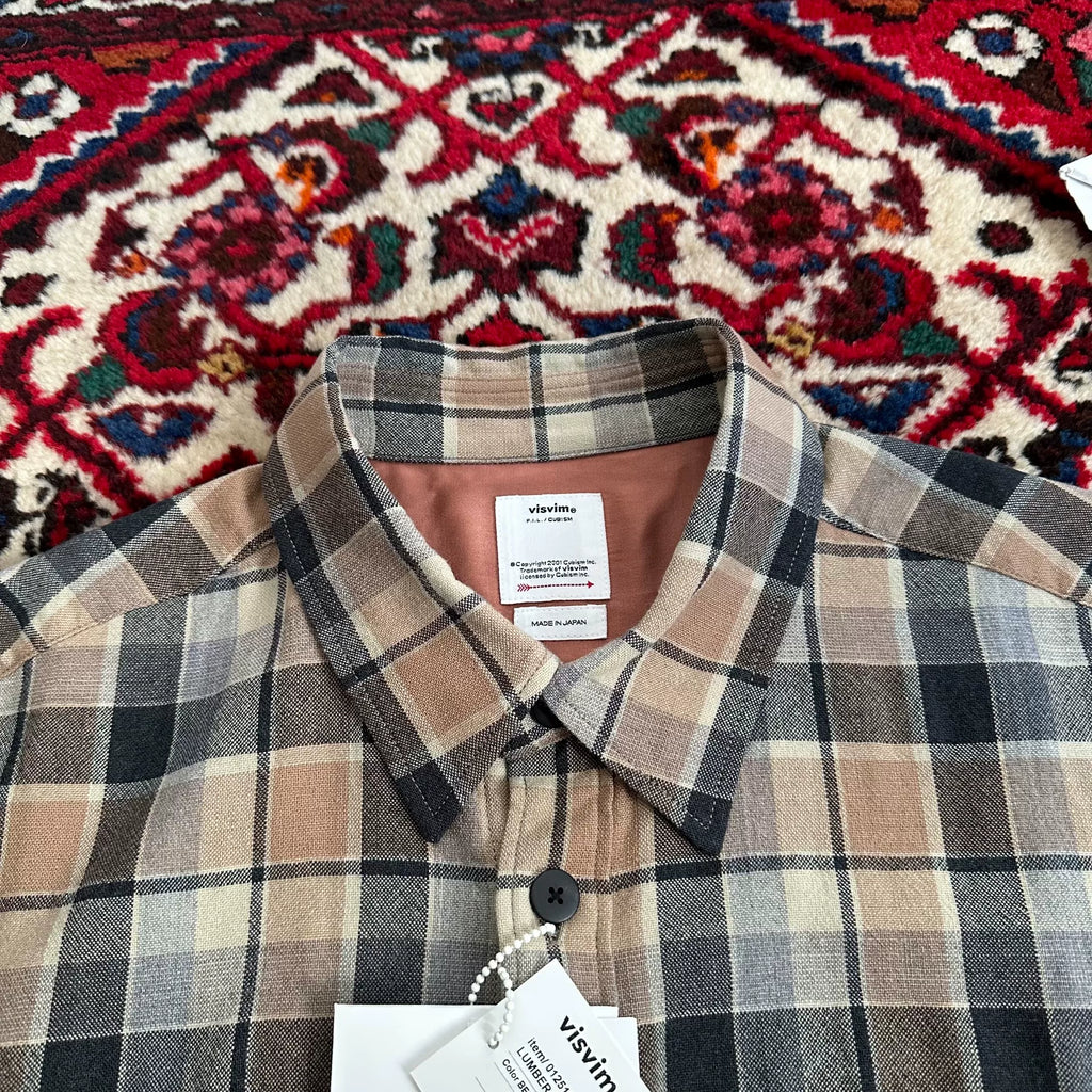 Visvim 25ss LUMBER CHECK L/S (W/L) Plaid Shirt
