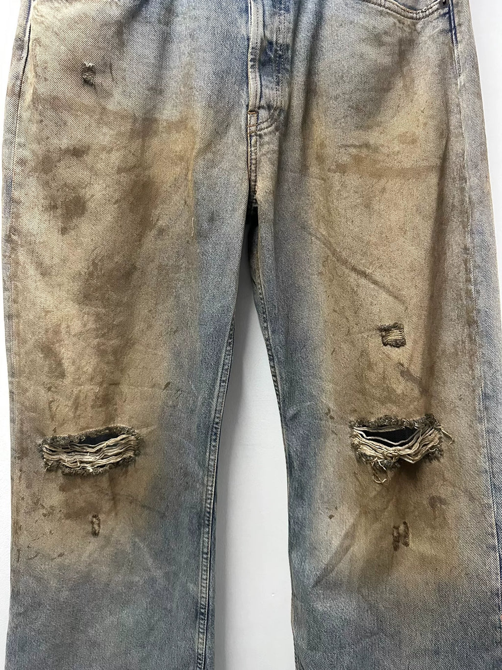 Acne Studios 2021 Fall Mud-Dyed Jeans