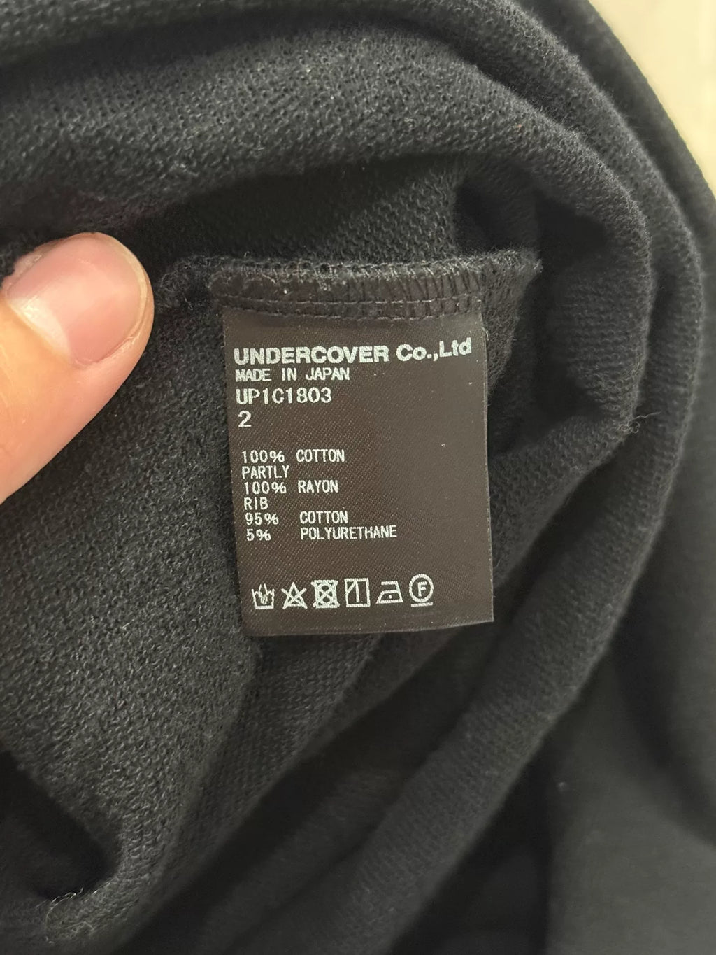 Undercover Hooded Fringe Batwing Hoodie