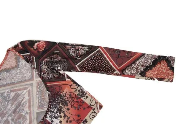 Jean Paul Gaultier Vintage Burgundy Floral Top