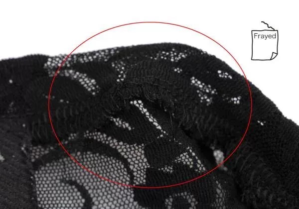 Jean Paul Gaultier Vintage Black Lace Floral Mesh Top