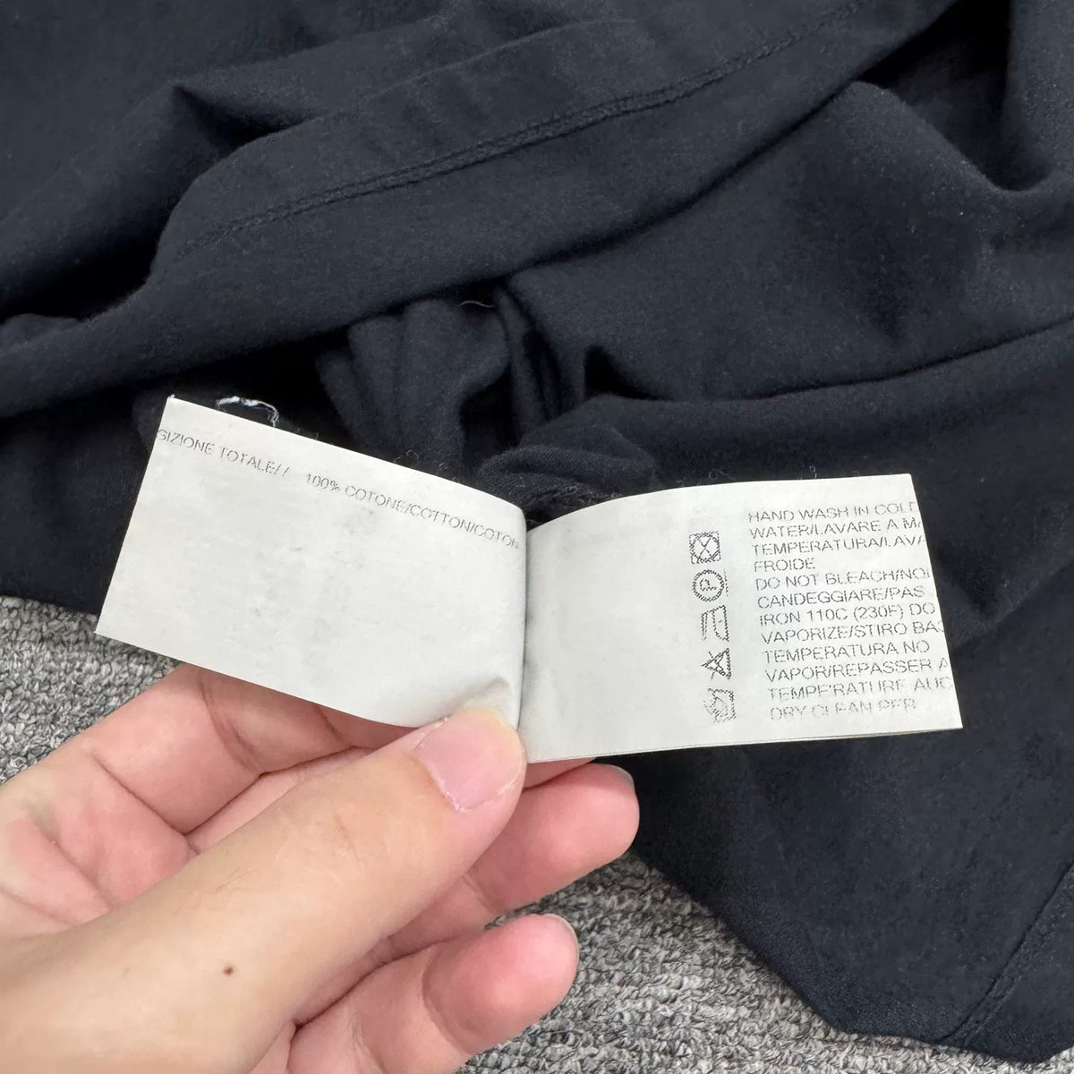 Rick Owens Turtleneck Long Sleeve Top