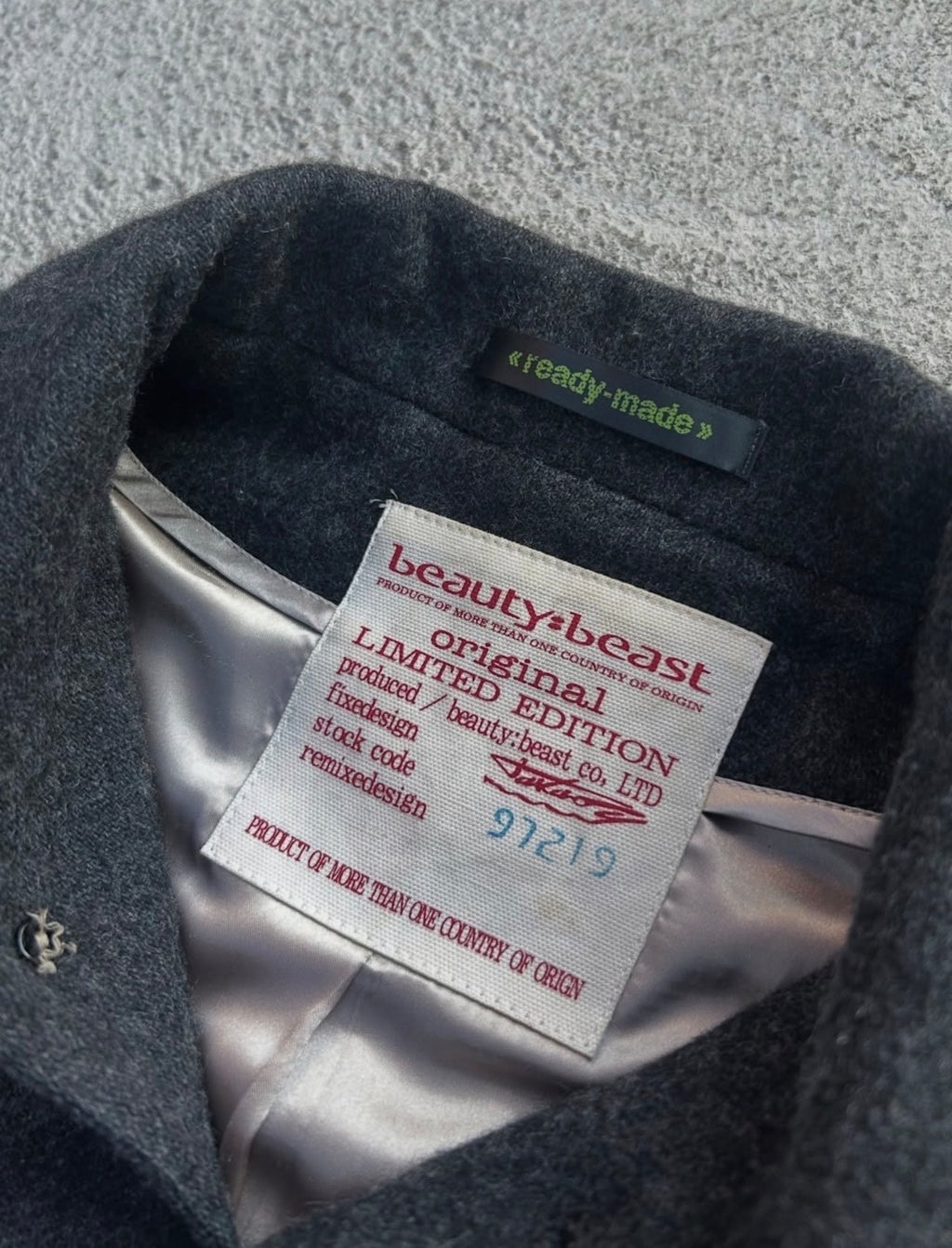 1990s Beauty Beast Wool Blend Jacket