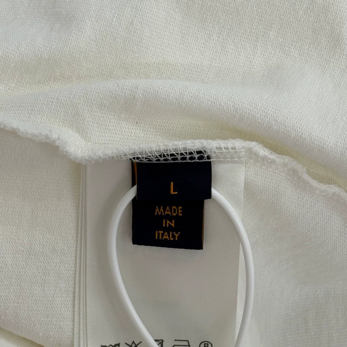 Louis Vuitton LV new embroidered logo blue slogan short-sleeve shirt