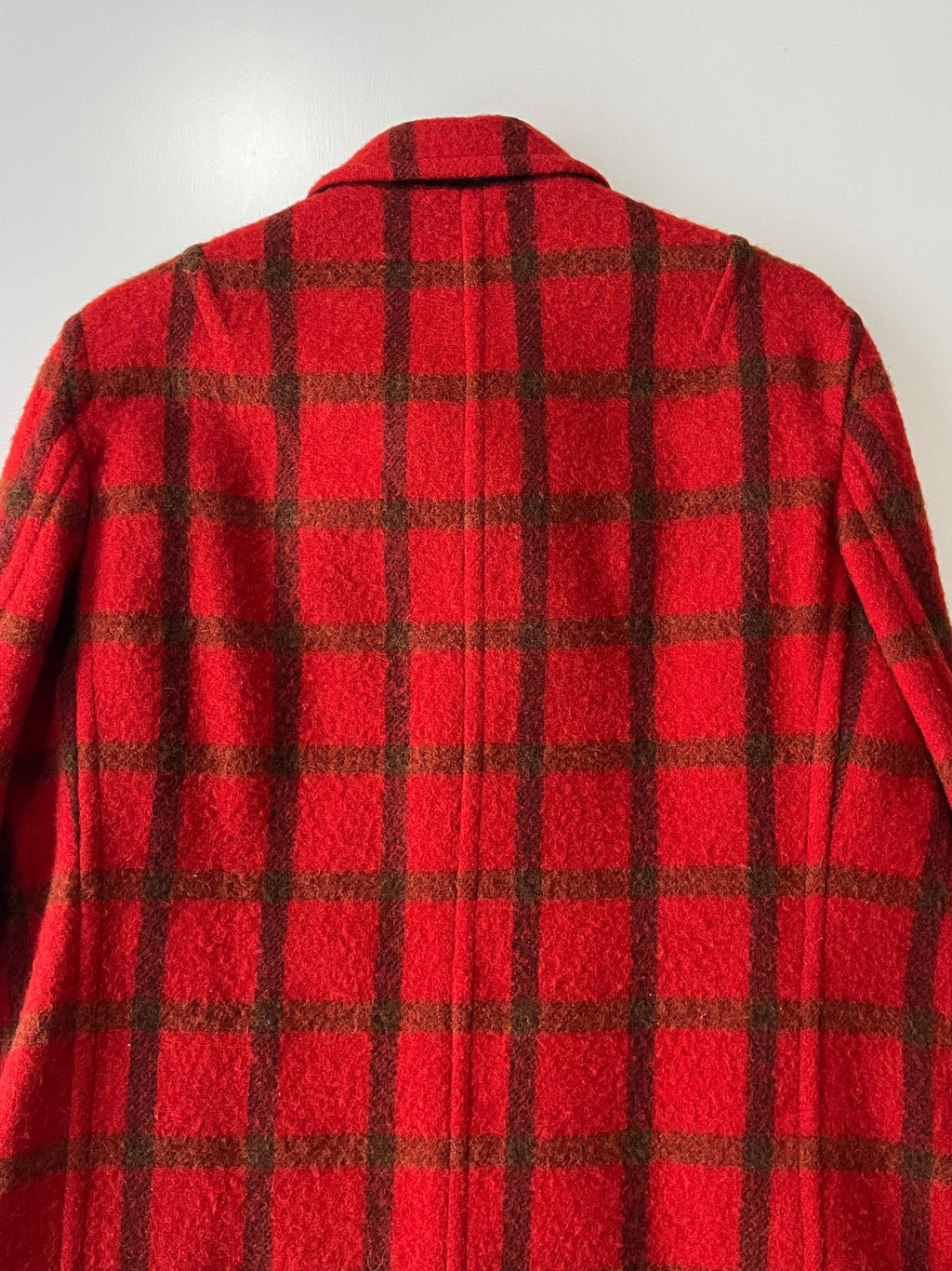 Dries Van Noten 1990s Check Wool Coat
