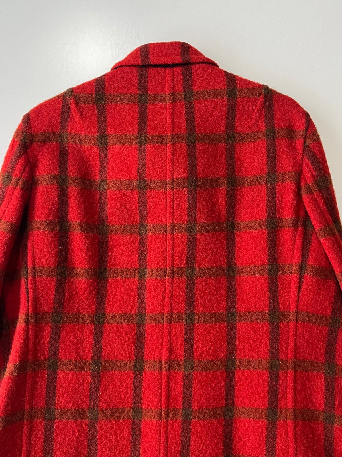 Dries Van Noten 1990s Check Wool Coat